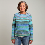 Audrey | Retro Icelandic Knit Sweater