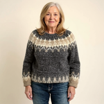 Samantha | Retro Icelandic Knit Sweater