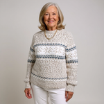 Melanie | Retro Icelandic Knit Sweater