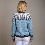 Clara | Retro Icelandic Knit Cardigan