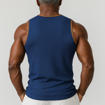 Men's Summer Fashion Sports Fabric V-Neck Zipper Tank Top