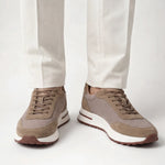 Giuliano Suede City Sneaker Beige