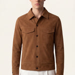 Brown Light Suede Jacket