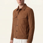 Brown Light Suede Jacket