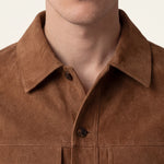 Brown Light Suede Jacket