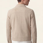 Beige Light Suede Jacket