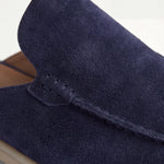 Suède Yacht Mule Navy