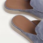Suède Yacht Mule Baby Blue