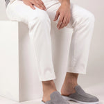 Suède Yacht Mule Grey