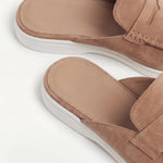 Suède Portside Mule Brown