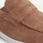 Suède Portside Mule Brown