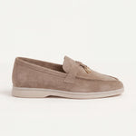 Lusso Beige Suede Loafer