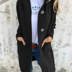 Yasmine ��� Long Knit Cardigan with Hood