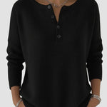 Clara | Timeless Knit Henley Sweater