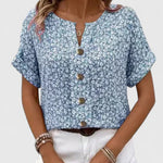 Sabine - Chic Floral Summer Blouse