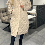 Joanna | Reversible Coat with Leopard Lining