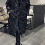 Ofira™ – Reversible Quilted Coat with Leopard Lining