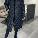 Joanna | Reversible Coat with Leopard Lining