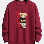 Relax Bear Print Relax Fit Sweatshirt