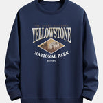 Yellowstone Print Relax Fit Sweatshirt