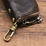 VINTAGE COWHIDE WAIST KEY BAG