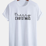 Regular Fit Christmas Print Cotton T-Shirt