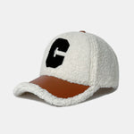 Letter C Plush Baseball Cap