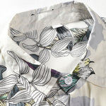 Viscose Floral Print Button Up Shirt