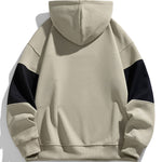 Relax Fit Color Block Hoodie