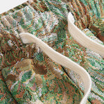 Painted Floral Jacquard Shorts