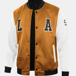 LA Print Baseball Jacket