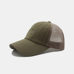 Washed Distressed Mesh Cotton Baseball Cap