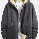Teddy Lined Zip Up Hoodie