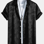 Paisley Print Satin Shirt & Shorts