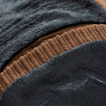 Funnel Neck Zipped Corduroy Jacket
