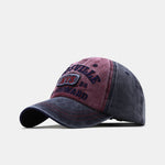 NYS Slogan Embroidery Washed Distressed Baseball Cap