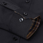 Plaid Panel Button Up Shirt