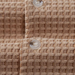 Short Sleeve Waffle Cuban Shirt & Straight Leg Linen Pants