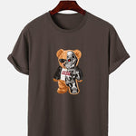 Mechanical Bear Print T-Shirt