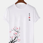 Cherry Blossoms Print T-Shirt