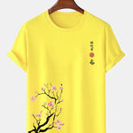 Cherry Blossoms Print T-Shirt