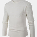 Slim Fit Crew Neck Knitted Sweater