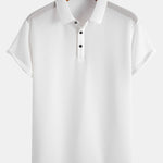 Short Sleeve Textured Polo
