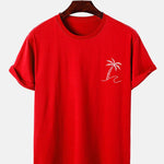Palm Trees Print T-Shirt
