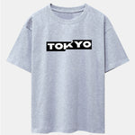 Tokyo Print Drop Shoulder Oversize T-Shirt