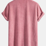 Short Sleeve Corduroy Cuban Shirt & Shorts