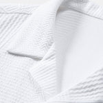 Short Sleeve Geometry Textured Cuban Shirt