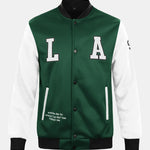 LA Print Baseball Jacket