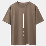 Dream Stripe Print Drop Shoulder Oversize T-Shirt