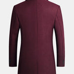 Lapel Woolen Overcoat